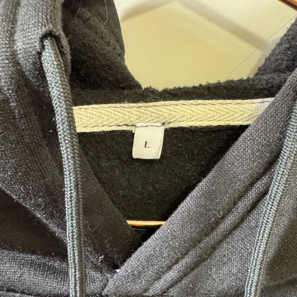 Black and Pink Hoodie Sweatshirt - Picture 3 of 5